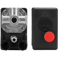 thumbnail image 3 of Pressure switch G1/4", three-phase 4-hole vertical pressure switch control valve 220V for air compressor, 3 of 5