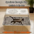 thumbnail image 3 of PetWhole Extra Large Stainless Steel Enclosed Cat Litter Box with Litter Scooper, Beige, 3 of 8