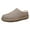 Brown, variant on Women's Fleece Lined Casual Shoes Winter Warm Cotton Non Slip House Shoes Lightweight Platform Walking Fuzzy Slippers Black Size 10