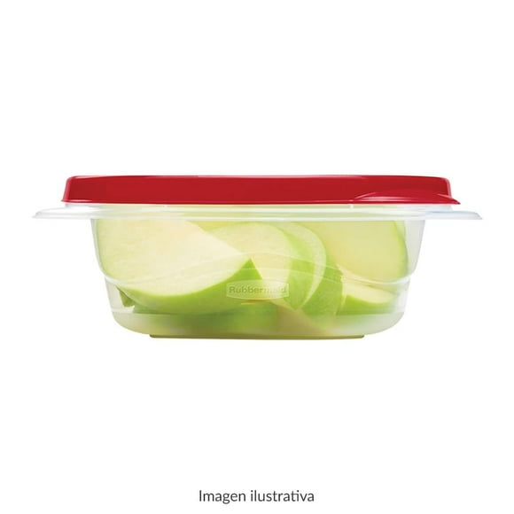 Hermético Rubbermaid Take Alongs 5 pack con Tapa Roja 238 ml