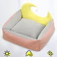 thumbnail image 1 of Fiudx Cama para Mascotas con Forma de Flor, Diseño Suave y Relajante, Base Transpirable y Antideslizante, Sueño Cómodo, Apta para Perros y Gatos, Lavable, 40 X 40 Cm para Mascotas de Menos de 4 Kg., 1 of 4