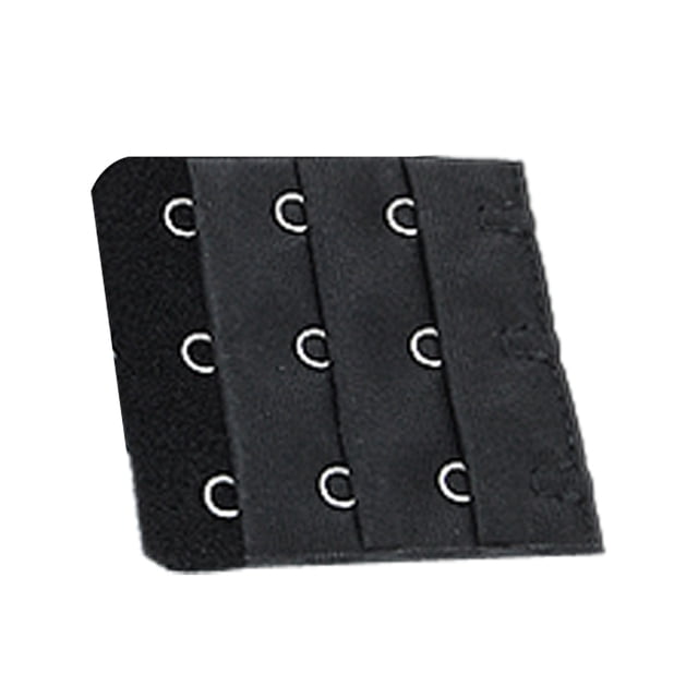 Extensores de sujetador negros para mujeres INSPIRE CHIC con 3 ganchos y tirantes, conjunto de lencería