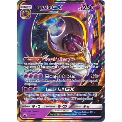 Pokemon Card New Lunala GX SM17 Promo Walmart Walmart