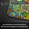 thumbnail image 4 of Colorful Floral Rug for Kitchen Mats for Floor 2 Piece, Anti Fatigue Floor Mat for Kitchen, Kitchen Floor Mats for in Front of Sink and Boho Kitchen Matt for Standing for Kitchen Decor 17"X30"+17"X47", 4 of 6