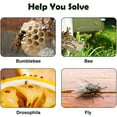 thumbnail image 5 of Hanging Yellow Ball Fruit Fly Trap, Sticky Glue Catcher for Flying Insects, 2 Pack, 5 of 8