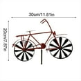thumbnail image 2 of Hilandero de Viento Hierro, Hilanderos Bicicleta 51 Pulgadas Alto, DecoracióN Estaca Bicicleta, JardíN Exterior para Patio, CéSped, Granja, Patio Trasero, 2 of 5