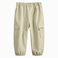 thumbnail image 2 of Gibobby Boys Pants Little Boys Pants Cargo Joggers Pants 2T 3T 4T 5T 6T 7T Toddler Quick Dry Lightweight Hiking Pants Kids Toddler Pull On Pants(7-8 Years,Khaki), 2 of 4