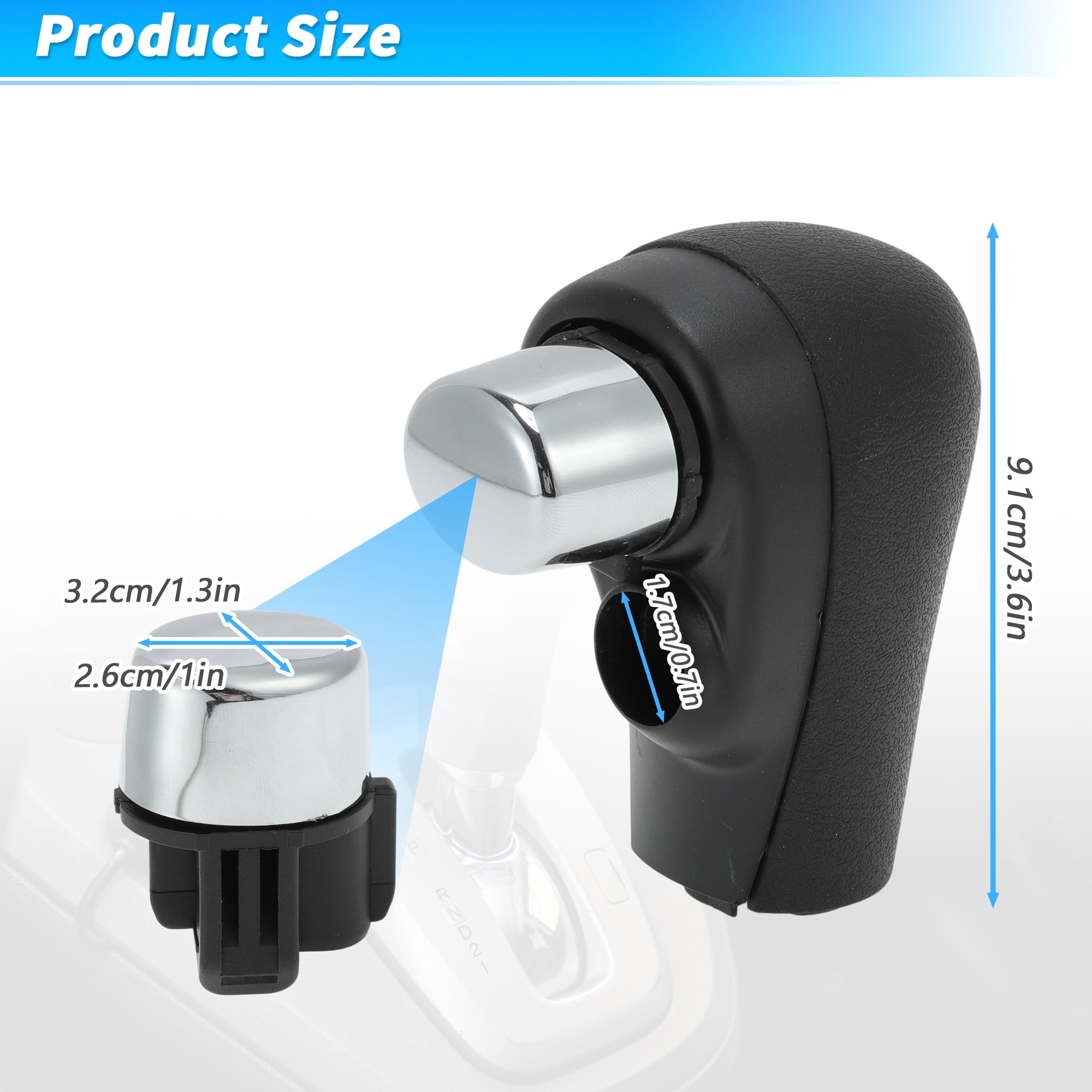 Unique Bargains Automatic Shift Lever Handle Gear Shifter Shift Knob Handle for Honda CR-V 2007-2011 No.54130SWAA83ZA Shift Gear Lever Knob Gearstick Gaiter Boot Cover