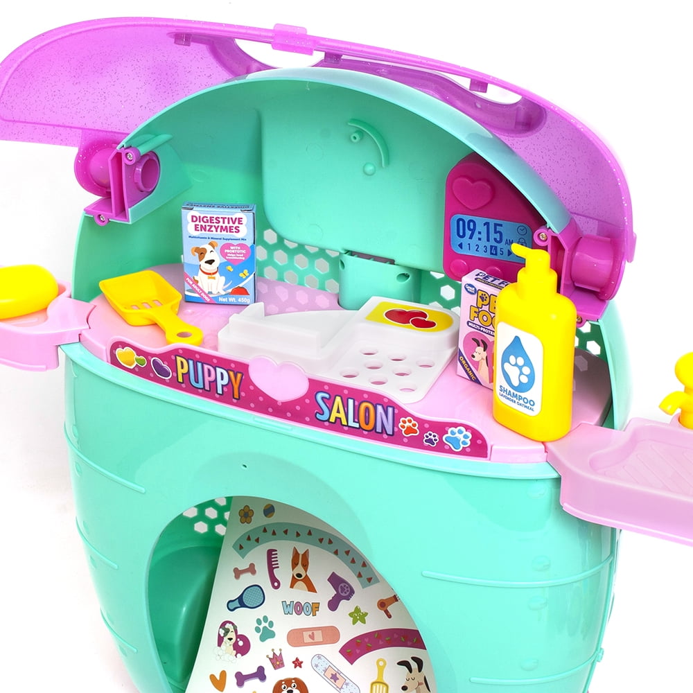 Kid Connection Puppy Salon Playset, 26 Pieces, Baby and Toddler Toy