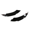 thumbnail image 3 of Front Bumper Diffuser, Front Bumper Side Splitter Glossy Black 2 Pcs Perfect Fit Reduce Air Resistance  For Car, 3 of 8