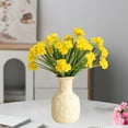 thumbnail image 5 of Simulation Of 3 Tied Daffodils Small Fresh Living Room Table Decoration Floral Artificial Flowers Bouquet Daffodils Artificial Flowers Outdoor Indoor Garden Home Decoration, 5 of 6