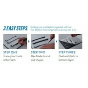 Custom Foam Tool Kits 27 x 36 Blue / Red