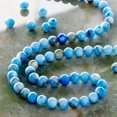 thumbnail image 2 of Bead Landing Light Sapphire Shell Round Beads, 6mm, 12 Pack, 2 of 3