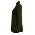 thumbnail image 5 of Women Autumn And Winter Solid Color Temperament Warm Slim Long Sleeve Pocket Woolen Coat Winter Jackets Women Long Wool Coat Womens Business Elegant Womens Coats Long Straight Coat Solid Coat Women, 5 of 6