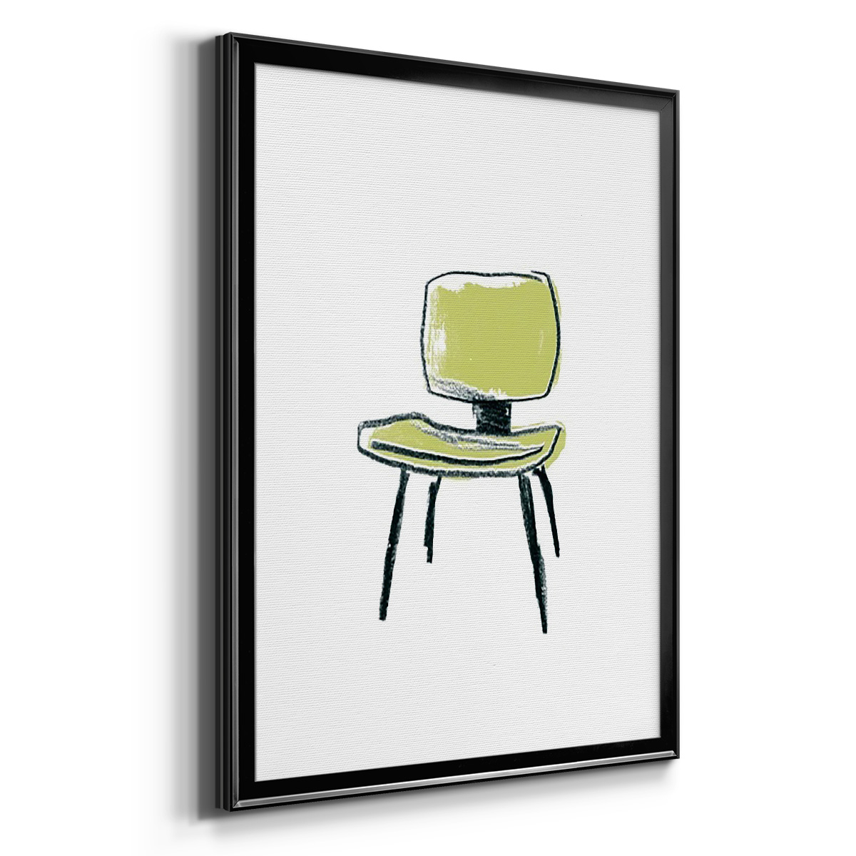 Take a Seat VI Premium Framed Print, in Gold, Black, or Silver - Ready to Hang