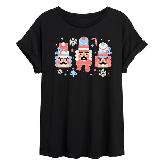 Instant Message - Winter Nutcracker Heads Women's Relaxed Fit T-Shirt
