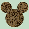 thumbnail image 2 of Girl's Mickey & Friends Mickey Mouse Cheetah Print Silhouette Graphic Tee Mint Small, 2 of 4