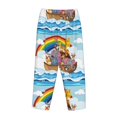 thumbnail image 5 of Fotbe Rainbow Animals on Noah's Ark Women's Pajama Pants,Sleepwear Pants,Pj Bottoms Drawstring And Pockets-Large, 5 of 9