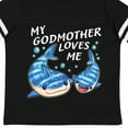 thumbnail image 4 of Inktastic My Godmother Loves Me Whale Shark Boys or Girls Toddler T-Shirt, 4 of 5