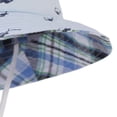 thumbnail image 6 of dmqupv Bucket Hat Baby Girl Baby Sun Hat Toddler Boy Bucket Hat Kids Summer Beach Hat Wide Brim Sun Protection Hat Blue,2-3 Years, 6 of 7