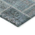 thumbnail image 4 of Addison Rugs Chantille Indoor/Outdoor Transitional Patchwork Teal Washable Rectangle Rug, 2'6" x 3'10", 4 of 6