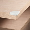 thumbnail image 4 of Unique Bargains Corner Guards Edge Protector Furniture Table Corner Protectors Adhesive Soft Silicone White 30x30x9mm 10 Pcs, 4 of 4