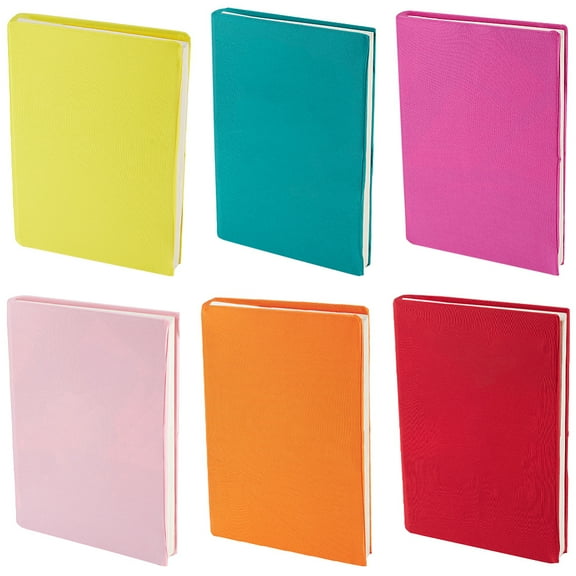 Elastic Fabric Book Covers Mixed Color 240x385x1mm 6 colors 1pc/color 6pcs