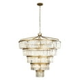 thumbnail image 3 of Varaluz 297P25 Social Club 25 Light 44" Wide Crystal Waterfall Chandelier - Gold, 3 of 3
