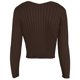 thumbnail image 5 of Femmes col en V profond haut maigre chaîne Cardigan décontracté ouvert devant chemise pull hauts, 5 of 9