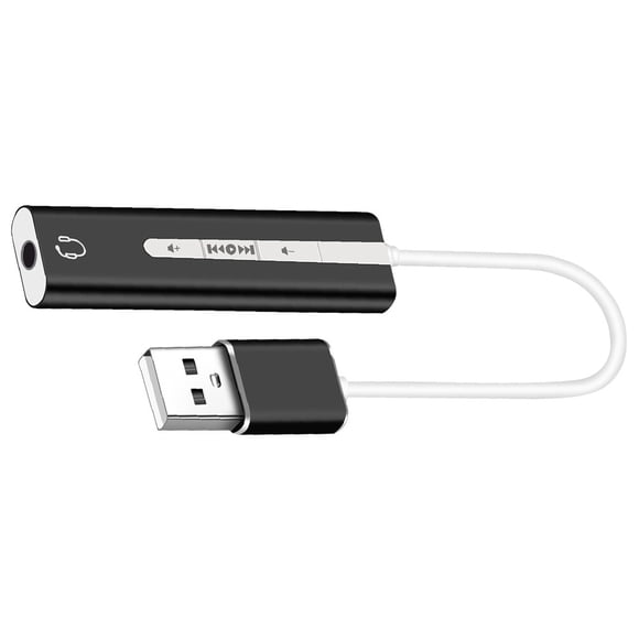 Milisten 1Ud Puerto De Sonido USB 3.1 Con Tarjeta Para Micrófono Y Auriculares Negro