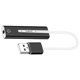 thumbnail image 3 of Adaptador de auriculares para 2 piezas con sonido USB 7.1 y tarjeta 3.1, ajustable en miniatura., 3 of 6