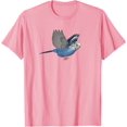 thumbnail image 1 of Blue Flying Budgie Parakeet Bird for Men Women Kids Girls T-Shirt, 1 of 2