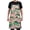 Crocodiles with Heart Glasses, variant on Coffee Beans and Cups Silhouettes Kitchen Apron with 2 Pockets Adjustable waterproof Cooking Aprons for Women Men Chef