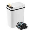 thumbnail image 1 of Cubo de basura de baño FRESHLIX 10L con tapa impermeable sin contacto, 1 of 6
