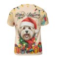 thumbnail image 2 of Merry Christmas Santa Havanese Scarf Twinkling Lights Xmas Holiday All Over Print 3D Shirt Unisex Merch Havanese Dog Lover Gifts Idea - 00022, 2 of 6