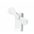 thumbnail image 4 of Mainstays Handheld Portable Fan USB Rechargeable Fan White, 4 of 4