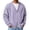 CH08_Purple, variant on Dwellite Men Cardigan Sweater Comfy Waffle Relaxed Long Sleeve Cardigan Classic Lightweight Open Front Button Down Solid Sweater Black L