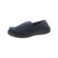 thumbnail image 2 of Totes Mens Faux Suede Faux Fur Lined Loafer Slippers, 2 of 4