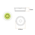 thumbnail image 2 of Unique Bargains 4 Packs Round Bubble Level 16x7.5mm Mini Circular Bullseye Spirit Levels for Leveling Camera Tripod Telescope, Lime, 2 of 6
