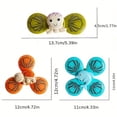 thumbnail image 4 of 【Random Color】Fridge Toys, 1 Pc Suction Cup Spinner Toys, Suction Cup Bath Toys For Babies, Sensory Toys Early Education Toys Bathtub Toy Dining Chairs Toys, Birthday Gifts For Baby Boy Girl, 4 of 4