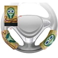 thumbnail image 1 of EREHome Owl Art Pattern Steering Wheel Cover Hook and Loop Covers For Car Size 10x16cm 2 PCS, 1 of 2