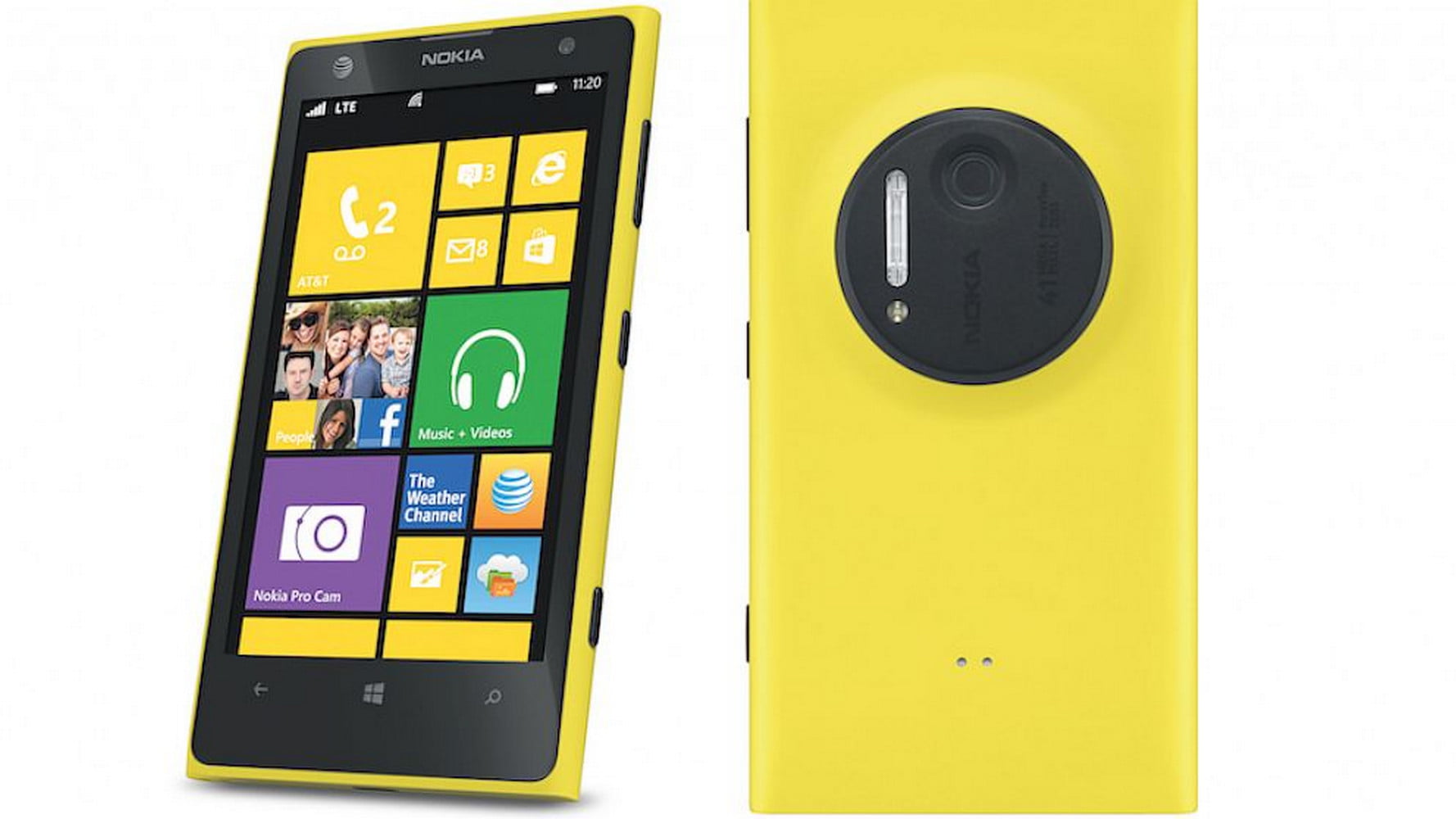 Yellow 32GB Nokia Lumia 1020 AT&T