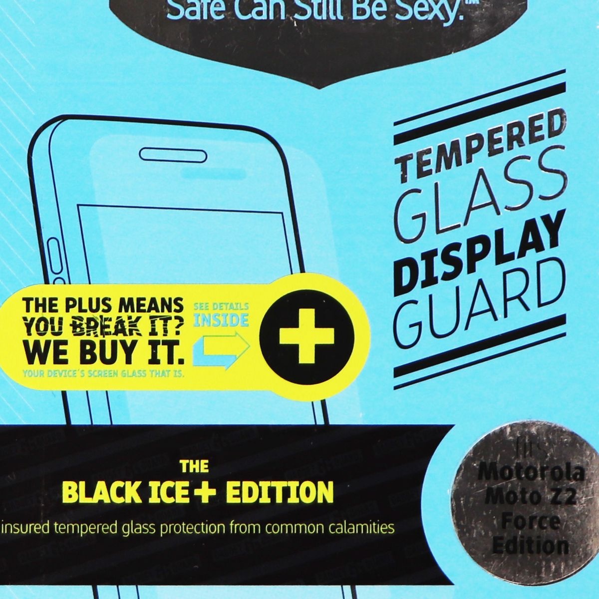 Gadget Guard Black Ice+ (Plus Edition) Tempered Glass for Moto Z2 Force - Clear - image 2 of 3