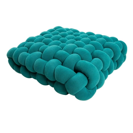 

Pillow Knitted Wool Square Woven Chair Cushion Hilingoto Cushion Throw Pillow Knitted Wool Square Woven Cushion Cushion Sofa Backrest Cushion Decorative Window Cushion Polyester Seat Cushion