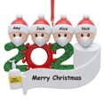 thumbnail image 4 of Adorno navideño con nombre personalizado con colgante colgante de máscara familiar (C) Tmvgtek Para estrenar, 4 of 7