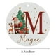 thumbnail image 3 of Adornos navideños, 26 letras, adornos colgantes para árbol de Navidad, adornos navideños personalizados, adornos navideños DIY, decoración navideña, decoración colgante para árbol de Navidad, artículo, 3 of 5