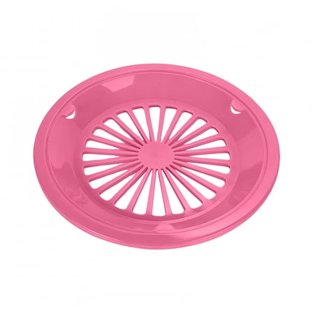 ACDANC Paper Plate Holders with Snap-in-Grooves 10.6 Inch Home Plastic Paper Plate Holders Reusable 4 Color Lightweight Supports for Picnic Party Dinner