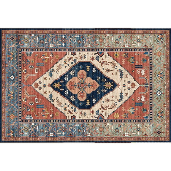 2025 New! Indoor Door Mat Retro Floor Mat, Non Slip Front Rug Soft Quick Absorbent Entrance Doormats, Dust Dirt Resist