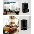 thumbnail image 2 of HIDALIFE Keyless Entry Door Lock, Keypad Door Lock with Handle, Touchscreen Digital Lock, Anti-peep Password, Auto-Lock, Easy Install for Front Door,, 2 of 8