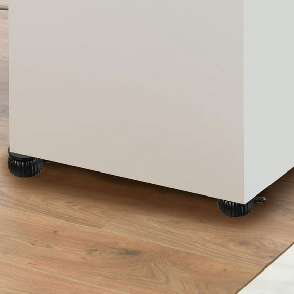 Masteelf 1 Set of Heavy Duty Universal Swivel Caster Wheels for Cabinet Dresser Drawer Replacement